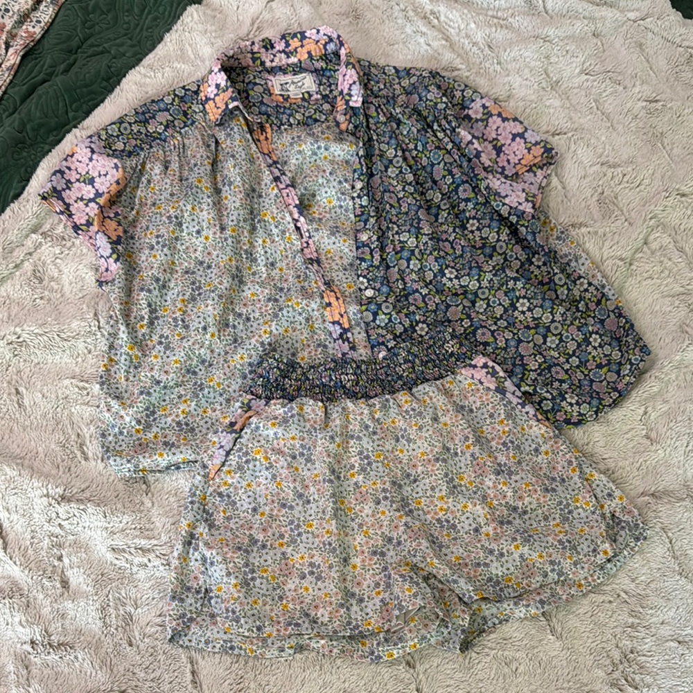 American Eagle Floral Women's Matching Set